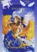 Das Buchcover von „Skyborn - Die Goldflügel-Prüfung“ von Jessica Khoury zeigt im Zentrum ein Mädchen und einen Jungen im Anime-Stil mit prächtigen, gelb-goldenen Flügeln. Das Mädchen im Vordergrund blickt entschlossen nach vorne und hält einen Stab, während der Junge hinter ihr in die Ferne schaut. Sie befinden sich über den Wolken unter einem blauen Himmel, in dem weitere geflügelte Wesen fliegen. Der Titel „SKYBORN“ prangt in großen, silbernen Buchstaben über dem Untertitel. Am oberen Bildrand sind spielerische Illustrationen eines Einhorns und Engelsflügeln mit Heiligenschein hinzugefügt.